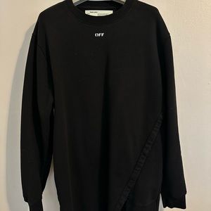 Off-white women sweatshirt/dress . Size M